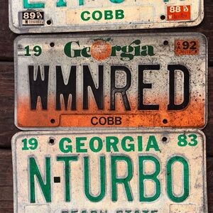 License Plates …Get All 3